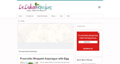 Desktop Screenshot of drdukanrecipes.com